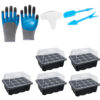 9piece black seedling box
