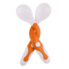 2curved spoons orange