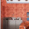 1Red brick pattern