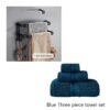 2style and blue towel