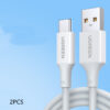 White polished 2PCS
