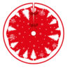 ASQ76 White Christmas tree