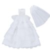 Barbie white fivelayer skirt