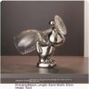 Silver Rabbit Cup Holder