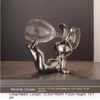 Silver Rabbit Cup Holder 1