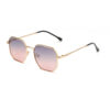 Gold frame gray powder