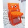 Bright orange folding chair