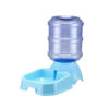 Square water feeder blue