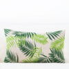 Green Cotyledon Lumbar Pillow