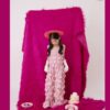 Deep pink plush