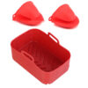 Red plus hand clip