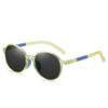 Transparent yellow frame gray