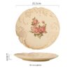 Rose Beige Large Flat Plate