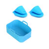 Blue plus hand clip