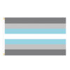 Grey blue rainbow