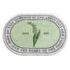 Green wind chimes oval