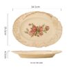 Rose Beige Large Fish Plate