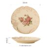 Rose Beige Plate Dish