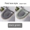 2 Piece Plaid Black Green