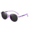 Transparent purple frame gray
