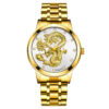 White plate and gold shell