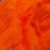 Bright orange plush